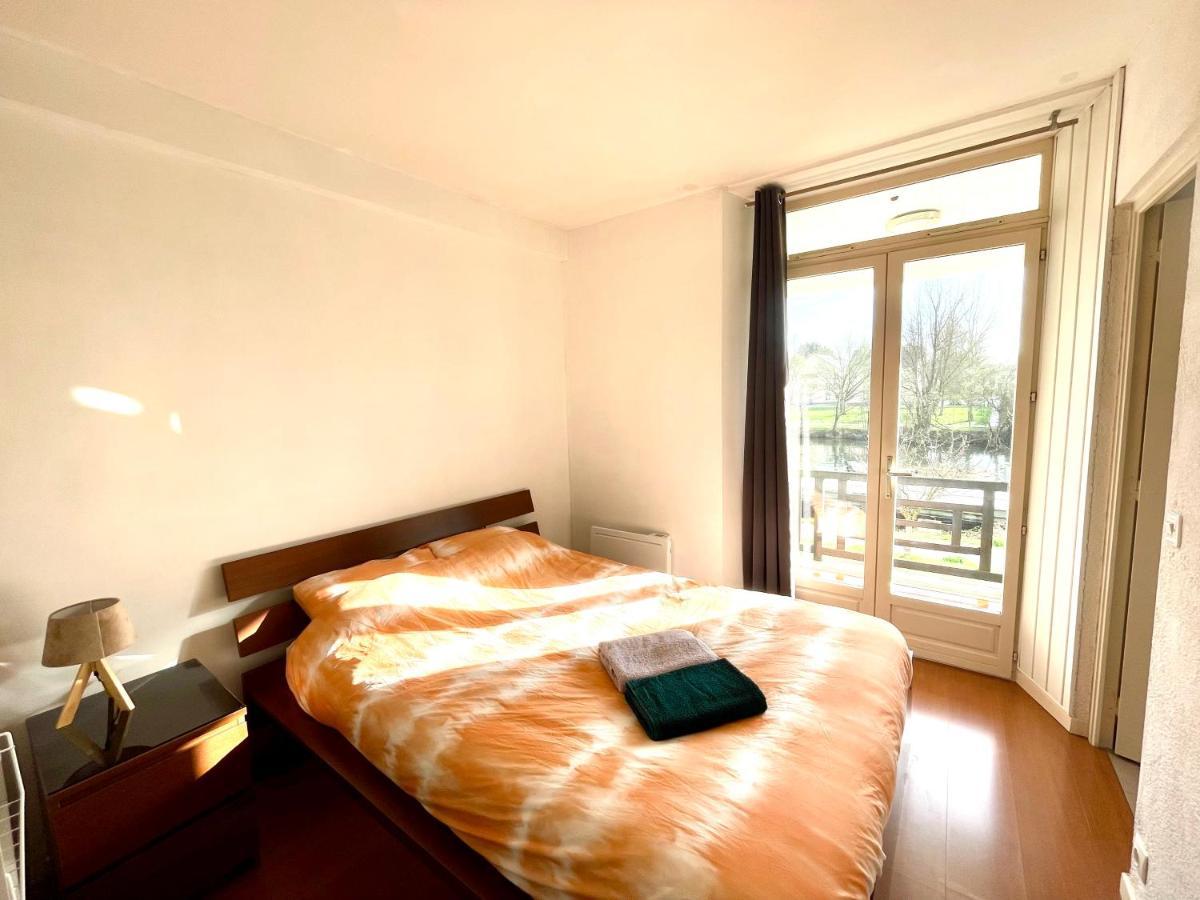 T3-Balcon Plein Sud-Acces Direct Au Bord Du Loing Leilighet Moret-sur-Loing Eksteriør bilde